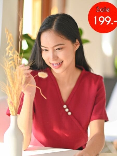 ชุดเช็ทผ้าฝ้ายฟอกนิ่ม เสื้อ+กางเกง P2
